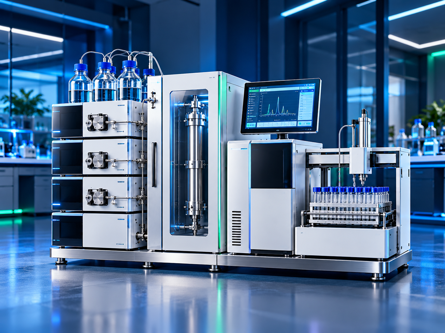 Chiral and preparative SFC chromatography system