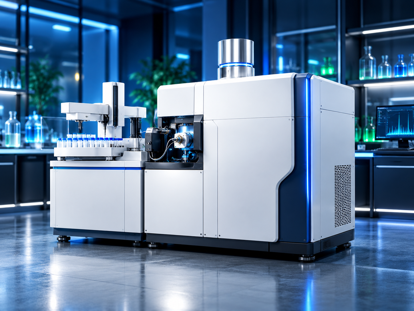 ICP-MS elemental analysis instrument with autosampler